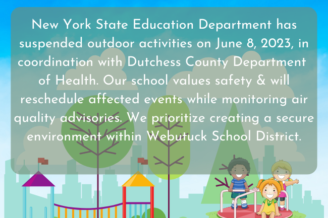 outdoor activities cancled 6/8/23